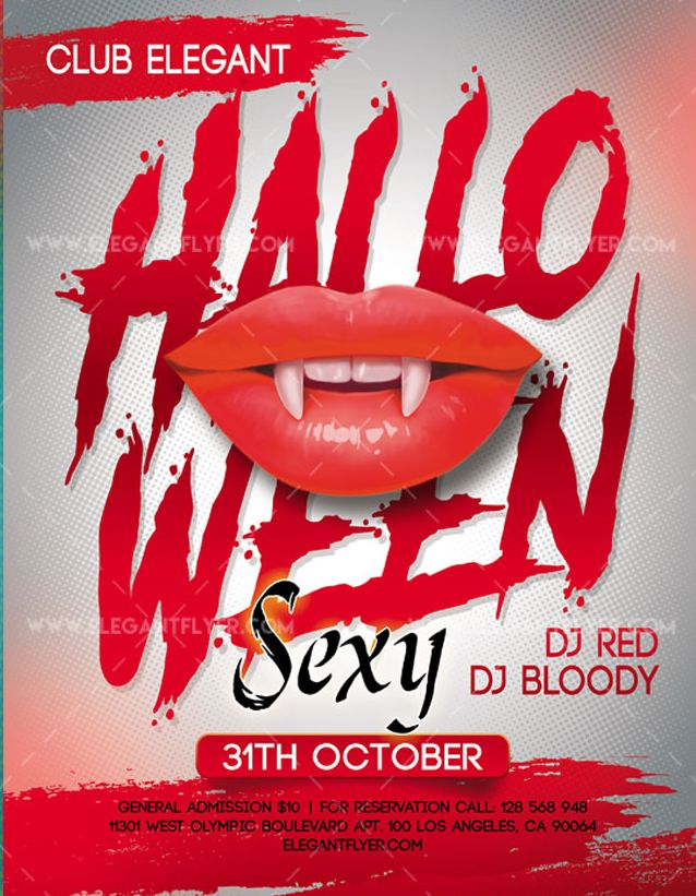 Sexy Halloween Free Flyer Psd Template Free Psd Templates 